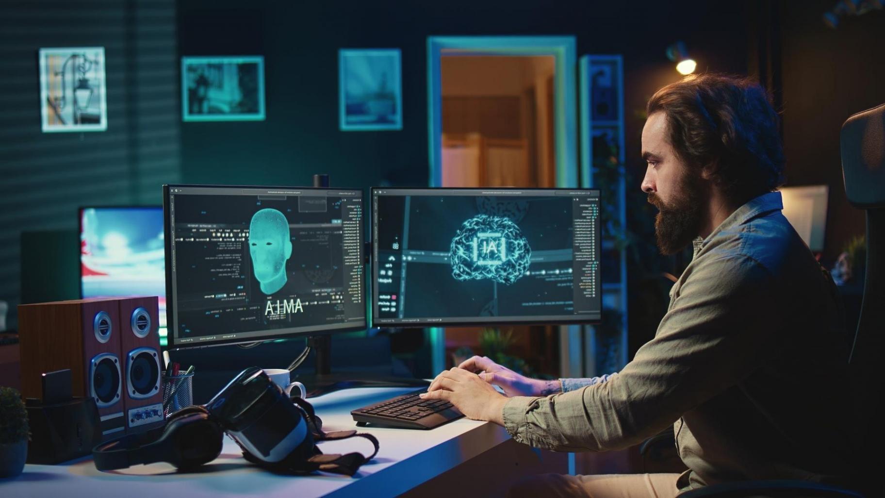Smart contract development environment showing code review and testing frameworks